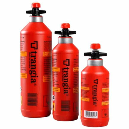 Trangia Fuel Bottle Red (Various Sizes) By Trangia Stoves Cookware