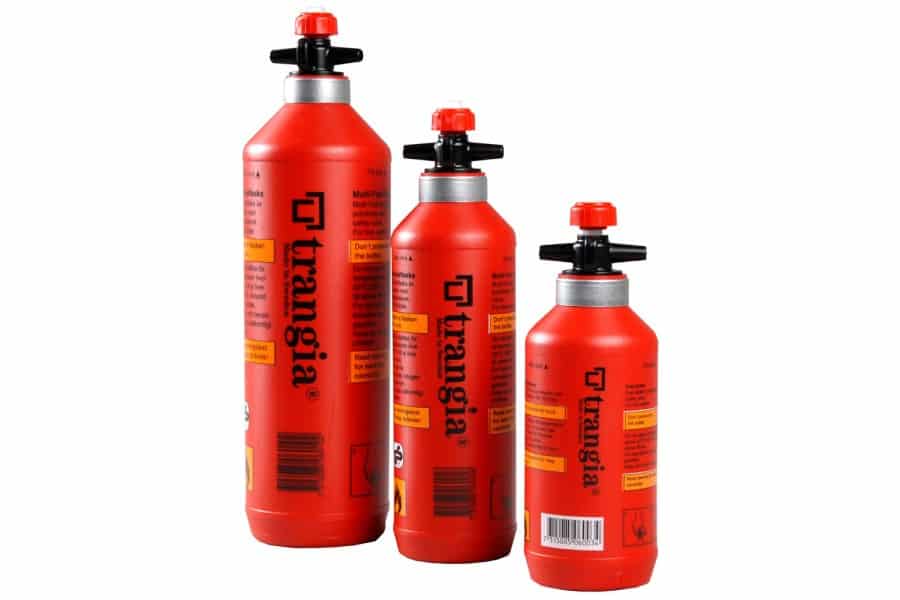 Trangia Fuel Bottle Red (Various Sizes) By Trangia Stoves Cookware