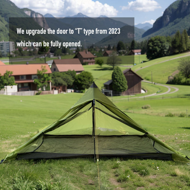 3FULgear Lanshan 2 PRO Tent 3 season - Green (T Zip) By 3F UL GEAR