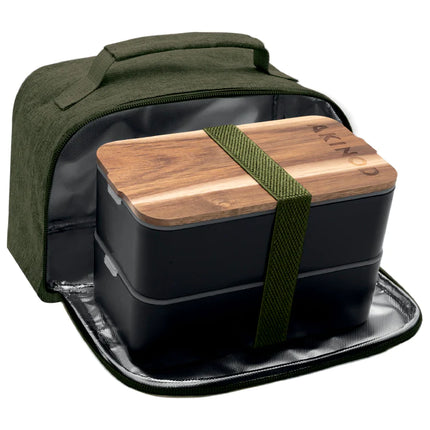 Akinod Bento + Insulated Lunch Bag (Various Colours) By Akinod