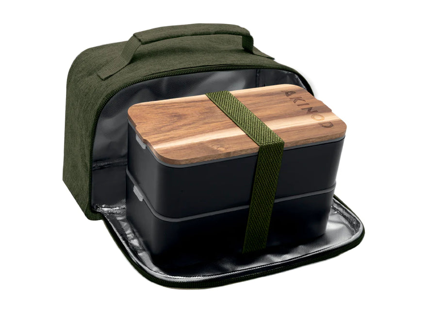 Akinod Bento + Insulated Lunch Bag (Various Colours) By Akinod