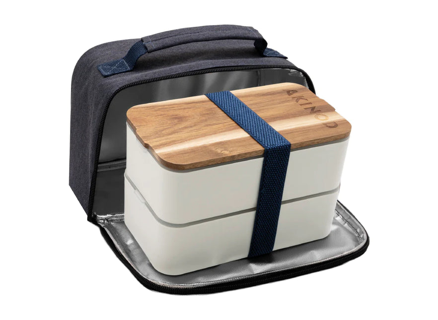 Akinod Bento + Insulated Lunch Bag (Various Colours) By Akinod