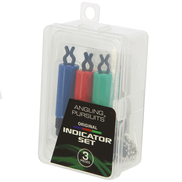 Angling Pursuits Original Indicator Bobbins Set - 3 Chain Indicators in Case By Angling Pursuits