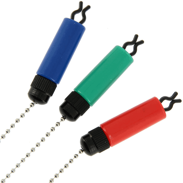 Angling Pursuits Original Indicator Bobbins Set - 3 Chain Indicators in Case By Angling Pursuits