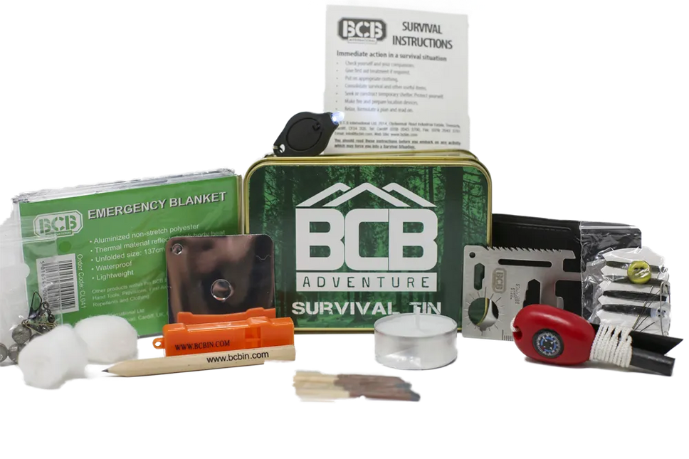 BCB Adventure Survival Tin By BCB International