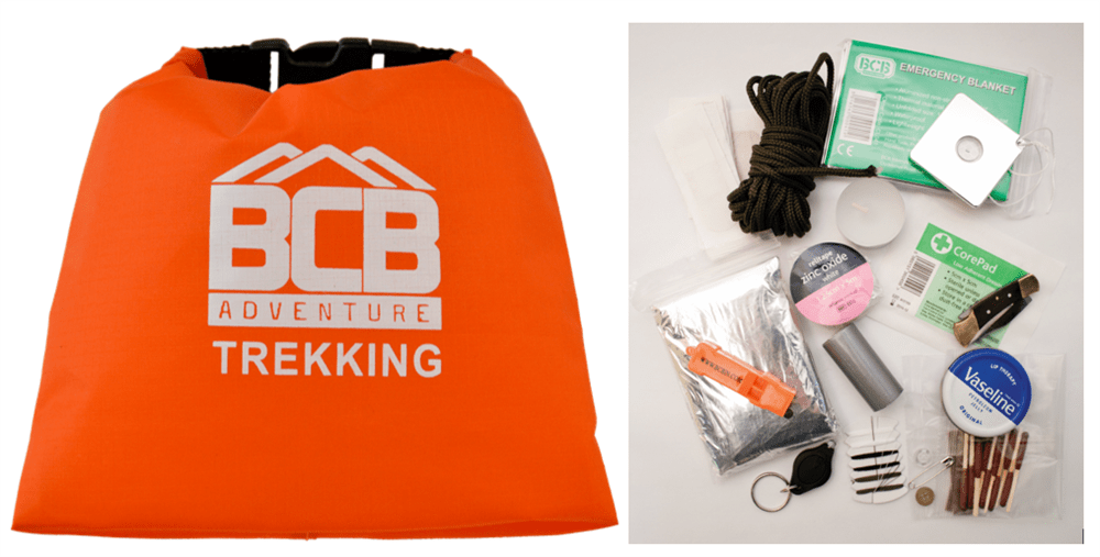 BCB Lightweight Trekking Essentials Survival Kit By BCB International