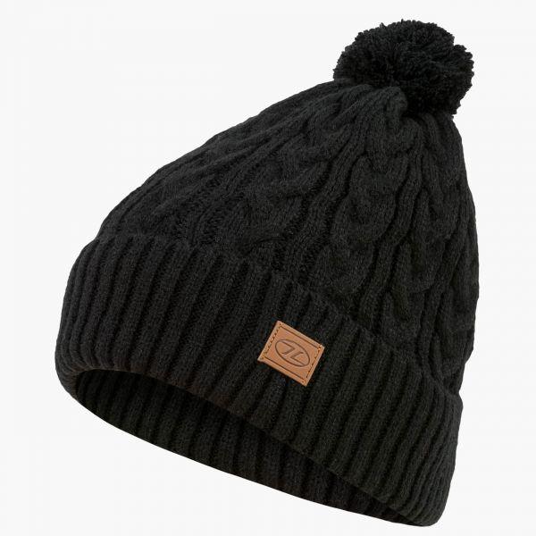 Highlander Beira Lined Bobble Hat (Various Colours) Black By Highlander Outdoor