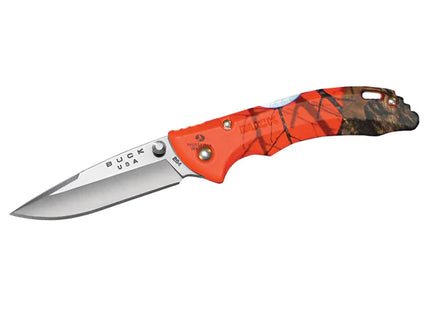 Buck Bantam BBW Knife (Various Colours) Mossy Oak Blaze Orange Camo By Buck Knives