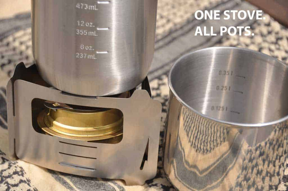 BE Bushbox Ultralight Outdoor Pocket Stove By BushCraft Essentials