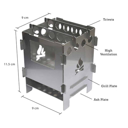 Bushcraft Essentials Bushbox Set Outdoor stove By BushCraft Essentials