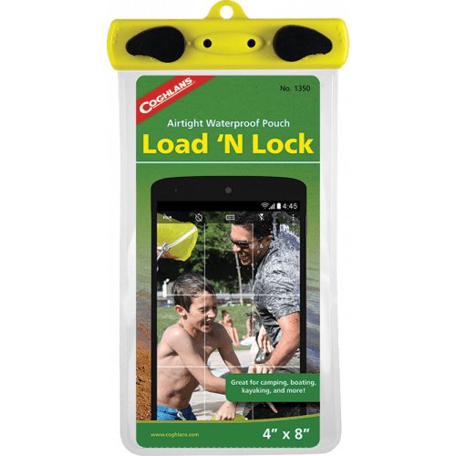 Coghlan Load 'N' Lock Waterproof Pouch (Various Sizes) 4" x 6" By Coghlan's