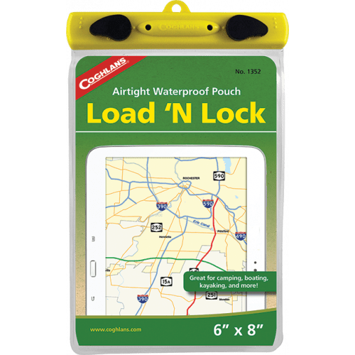 Coghlan Load 'N' Lock Waterproof Pouch (Various Sizes) 5.5" x 8" By Coghlan's