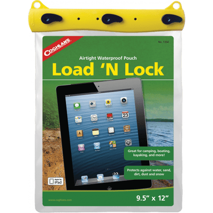 Coghlan Load 'N' Lock Waterproof Pouch (Various Sizes) 9.5" x 12" By Coghlan's