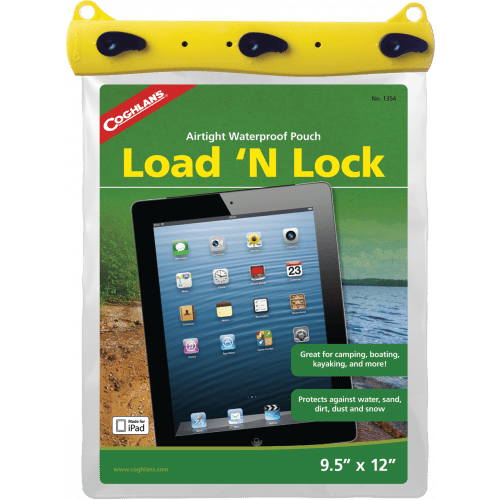 Coghlan Load 'N' Lock Waterproof Pouch (Various Sizes) 9.5" x 12" By Coghlan's