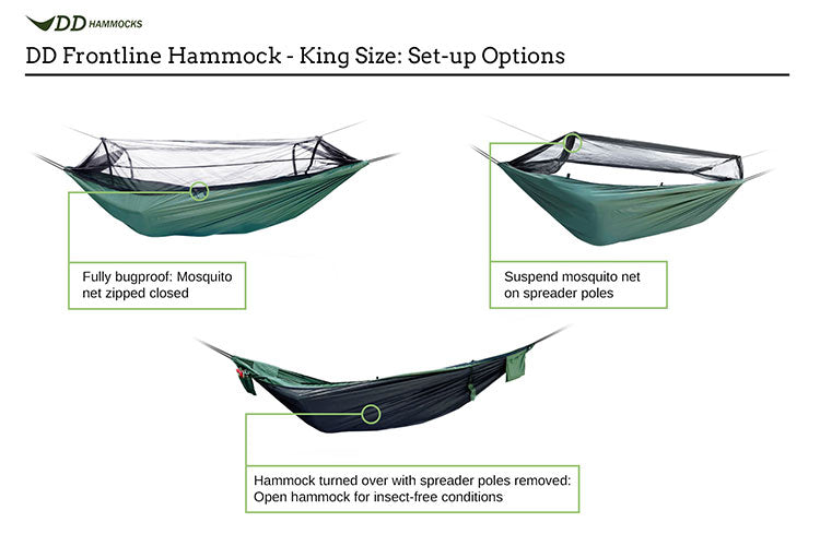 DD Frontline Hammock - KING Size By DD Hammocks