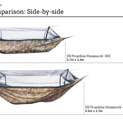 DD Frontline Hammock - KING Size - Multicamo By DD Hammocks