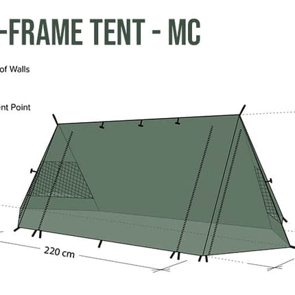 DD Hammocks A-Frame Tent - Multicamo By DD Hammocks