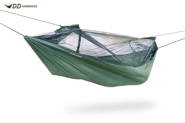 DD hammocks SuperLight - Frontline Hammock - Olive Green By DD Hammocks