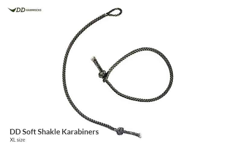 DD Soft Shackle Karabiner x 2 By DD Hammocks