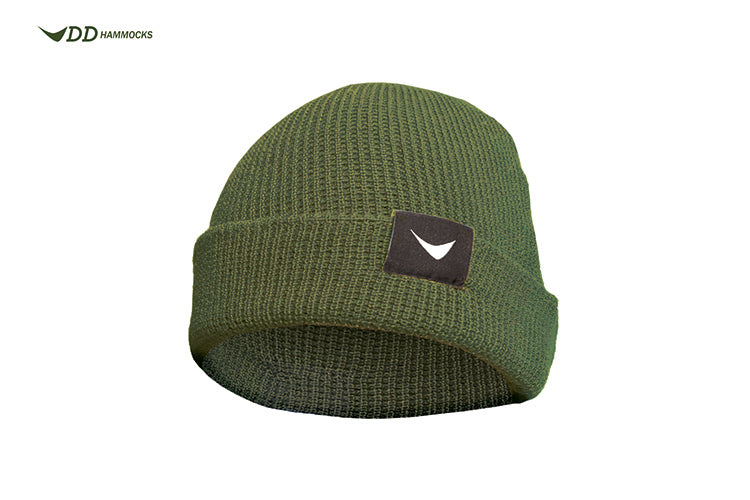 DD Summit Beanie (Various Colours) Olive Green By DD Hammocks