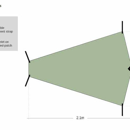 DD Hammocks SuperLight - Bikepacker Groundsheet By DD Hammocks