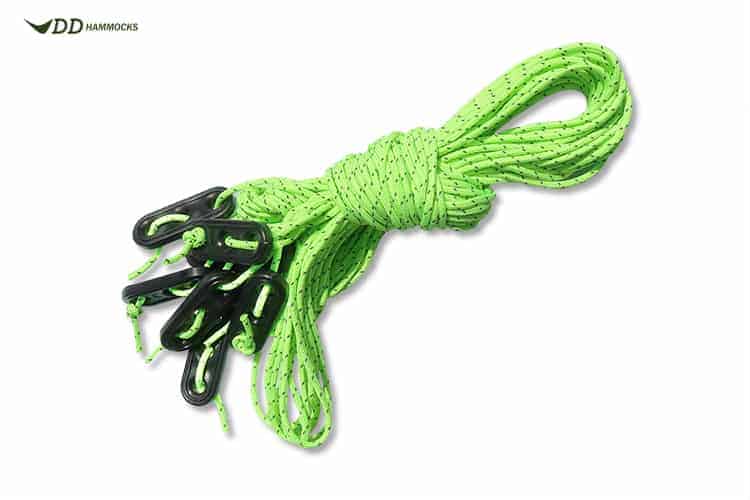 DD SuperLight Guy Rope – Bright Green (8 x 2m) By DD Hammocks