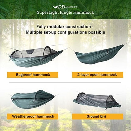 DD SuperLight Jungle Hammock By DD Hammocks