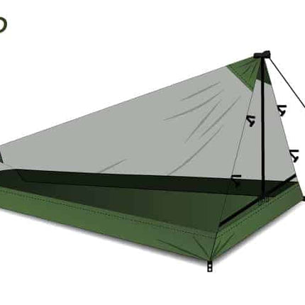 DD SuperLight Pathfinder Mesh Tent By DD Hammocks