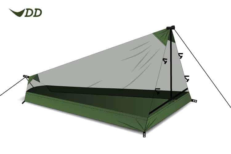 DD SuperLight Pathfinder Mesh Tent By DD Hammocks