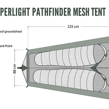 DD SuperLight Pathfinder Mesh Tent By DD Hammocks