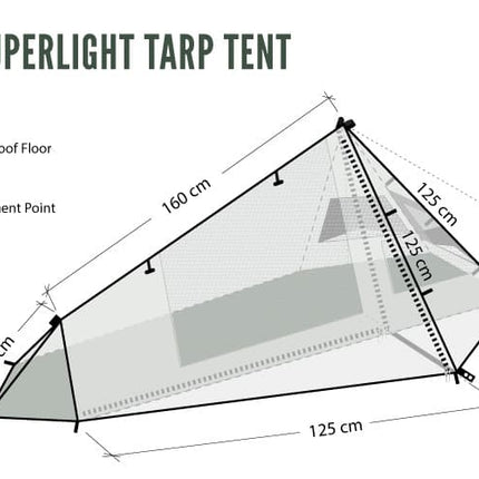 DD SuperLight Tarp Tent By DD Hammocks