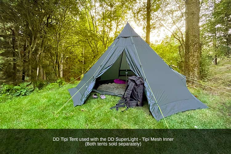 DD SuperLight - Tipi - Mesh Inner By DD Hammocks