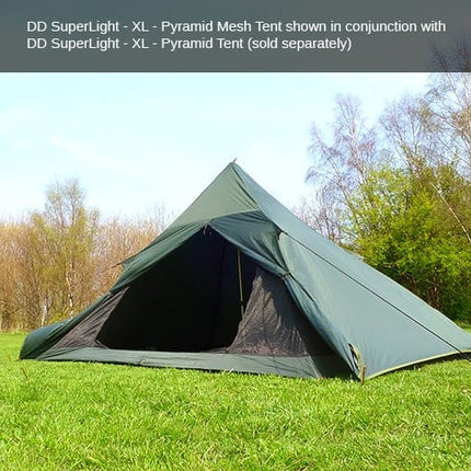 DD SuperLight XL Pyramid Mesh Tent By DD Hammocks