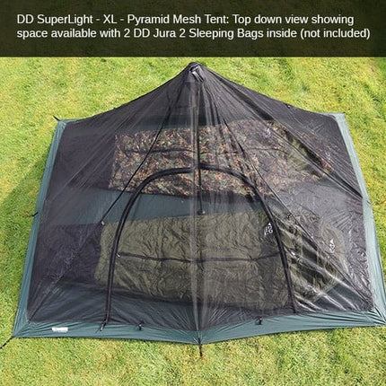 DD SuperLight XL Pyramid Mesh Tent By DD Hammocks