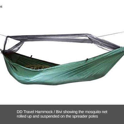 DD Travel Hammock / Bivi Olive Green By DD Hammocks