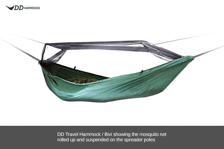 DD Travel Hammock / Bivi Olive Green By DD Hammocks