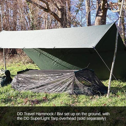 DD Travel Hammock / Bivi Olive Green By DD Hammocks