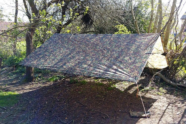 DD 3×3 – MC Multi Camo Tarp By DD Hammocks