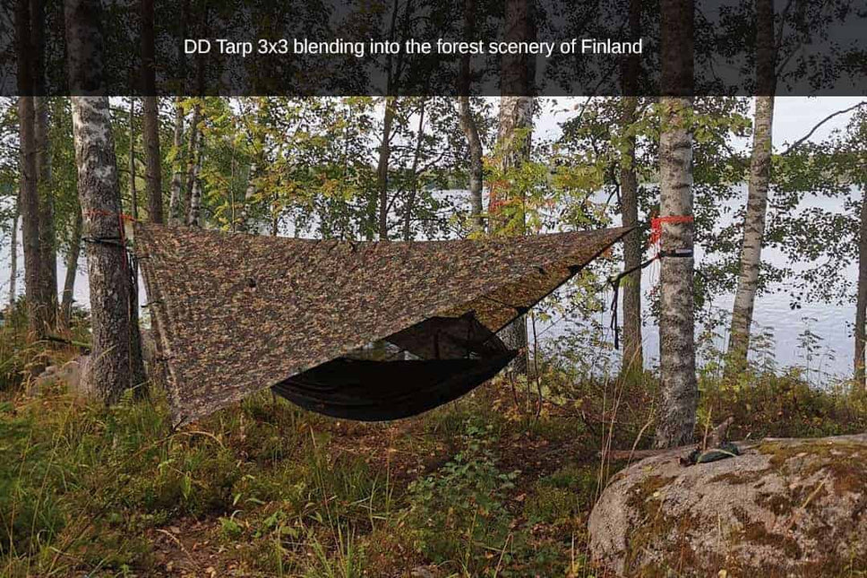 DD 3×3 – MC Multi Camo Tarp By DD Hammocks