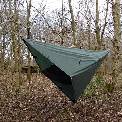 DD Hammocks Tarp 3x3 Pro - Olive Green By DD Hammocks