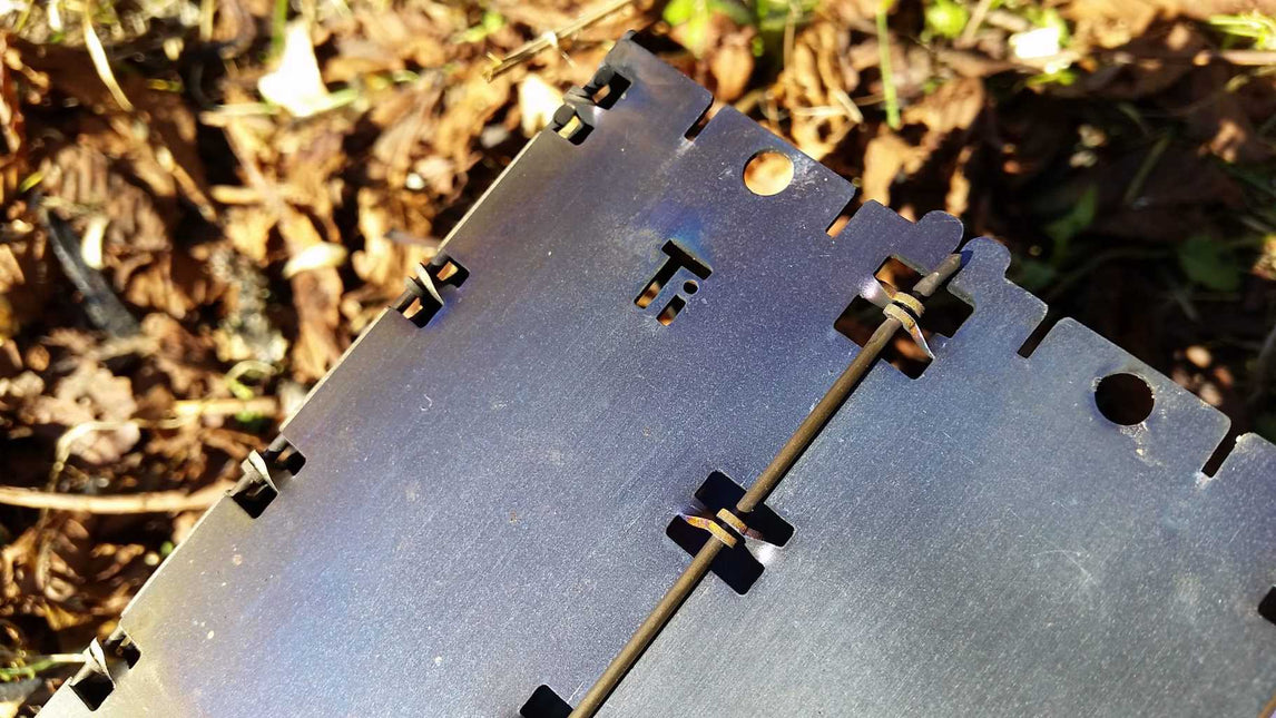 BE Bushbox LF Titanium Outdoor Stove By BushCraft Essentials