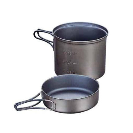 EVERNEW Titanium NS Deep Pot and pan 900ML + 250ML By Evernew