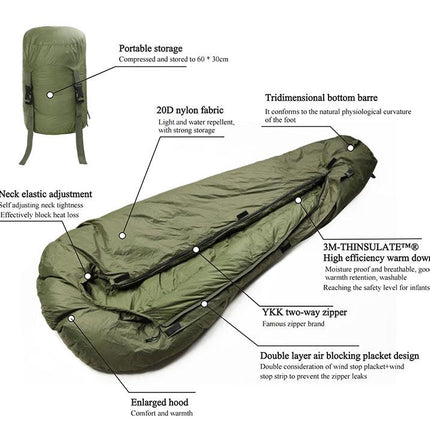 Emerson Blue Label Cold peak Polar sleeping bag (-15 deg) By Emerson Gear