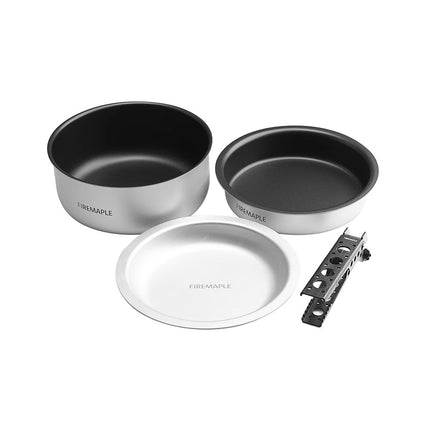 FireMaple Frost Ultralight Aluminium Cook Set By Fire Maple Gear