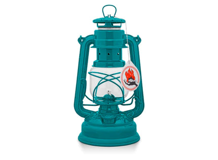 Baby Special 276 Hurricane Feuerhand Lantern (Various Colours) Teal Blue By Feuerhand