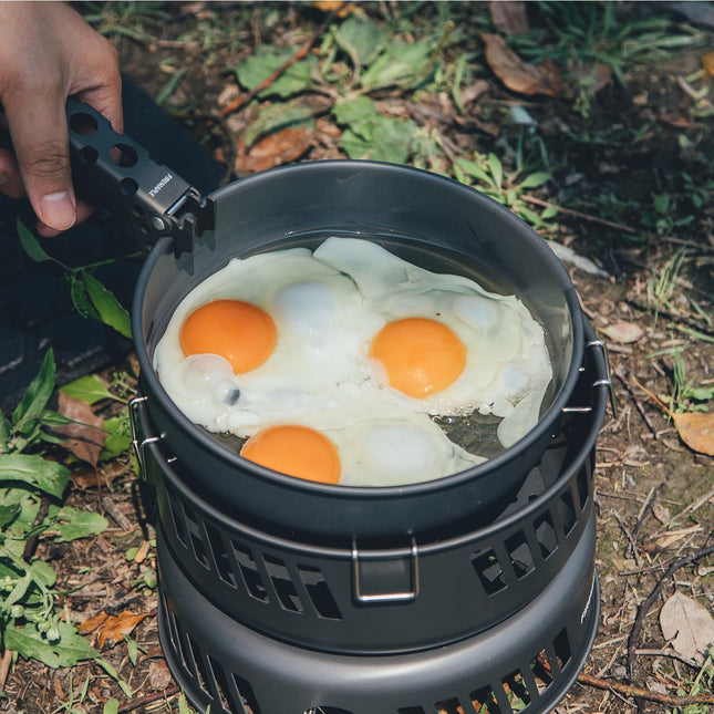 Firemaple Cooking Kit with Pans and Alcohol Burner By Fire Maple Gear