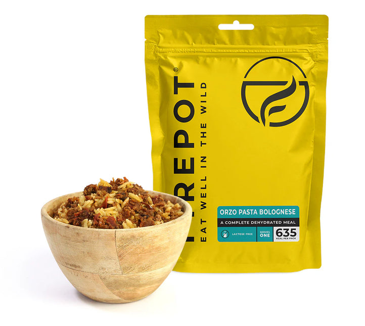 Firepot Orzo Pasta Bolognese 135g By Firepot Food