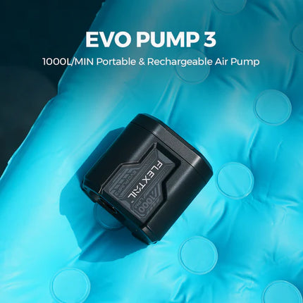 Flextail EVO PUMP 3 - 1000L/MIN Portable & Rechargeable Air Pump By Flextail Gear