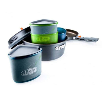 GSI Pinnacle Backpacker Cook and Eat set 2 Person By GSI outdoors