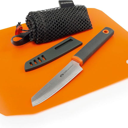 GSI Santoku Rollup Cutting board and Knife set By GSI outdoors